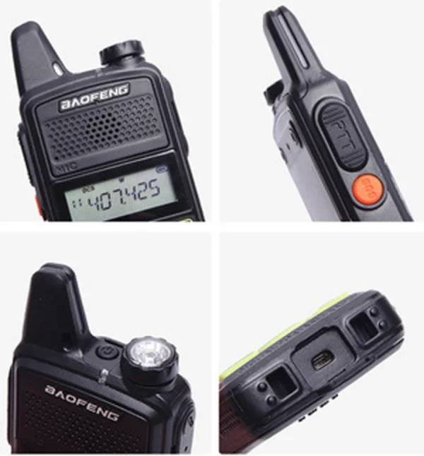 2Pcs/Set Original Baofeng BF-T1 Mini Walkie Talkie Fashion Handheld Two-way FM Radio Office Mall Radios Transceiver - Image 6