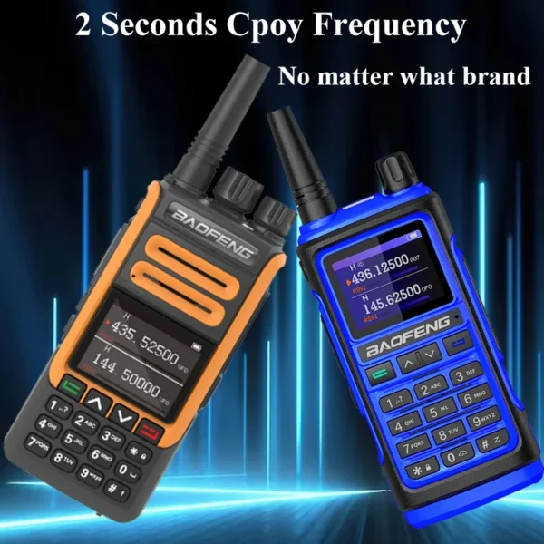 Baofeng BF-1802L Walkie Talkie Tri-Band 2200mah 5Watt Wireless Copy Frequency FM NOAA 999 Channels CB Two Way Radios - Image 3