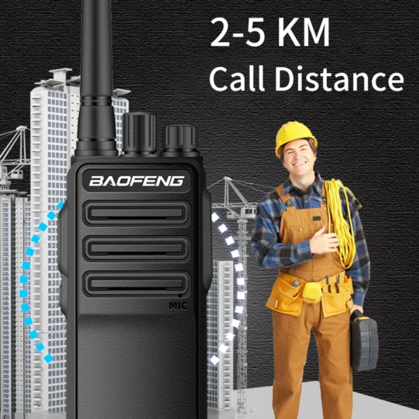 Baofeng BF-1904 12W High Power Professional Penetrating Radio Supports Type C Charge Long Range Powerful Portable Walkie Talkie - Image 2